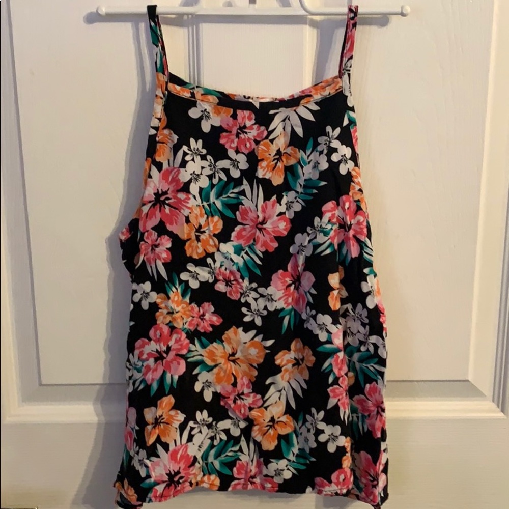Justice Floral Halter Top